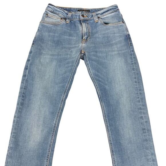 NUDIE JEANS Men's Skinny Lin Jeans Light Blue Power 29 X 34 - Picture 3 of 8